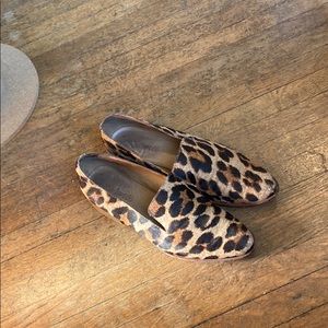 Madewell Calf Hair Loafer in Leopard